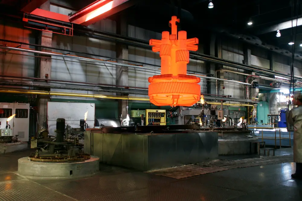 Reintjes marine gearbox heat treatment facility for component strengthening and durability