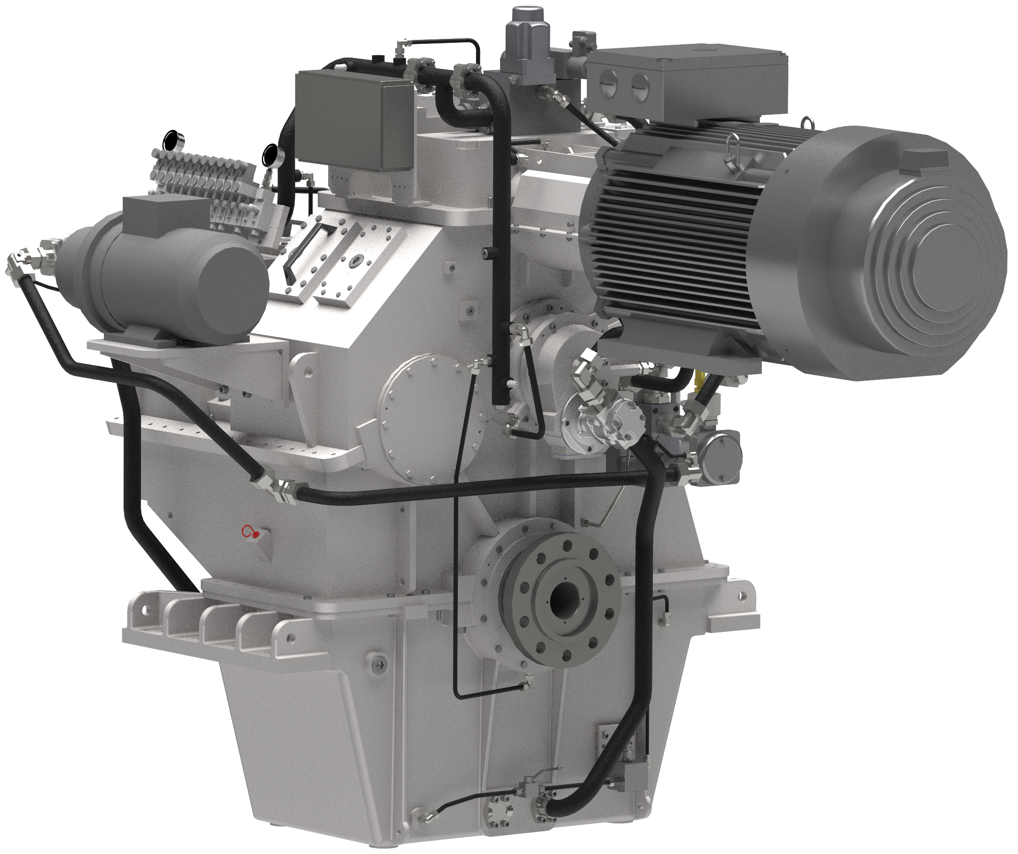 REINTJES WAF/LAF 665 - 1143 HS hybrid gearbox, alternate view