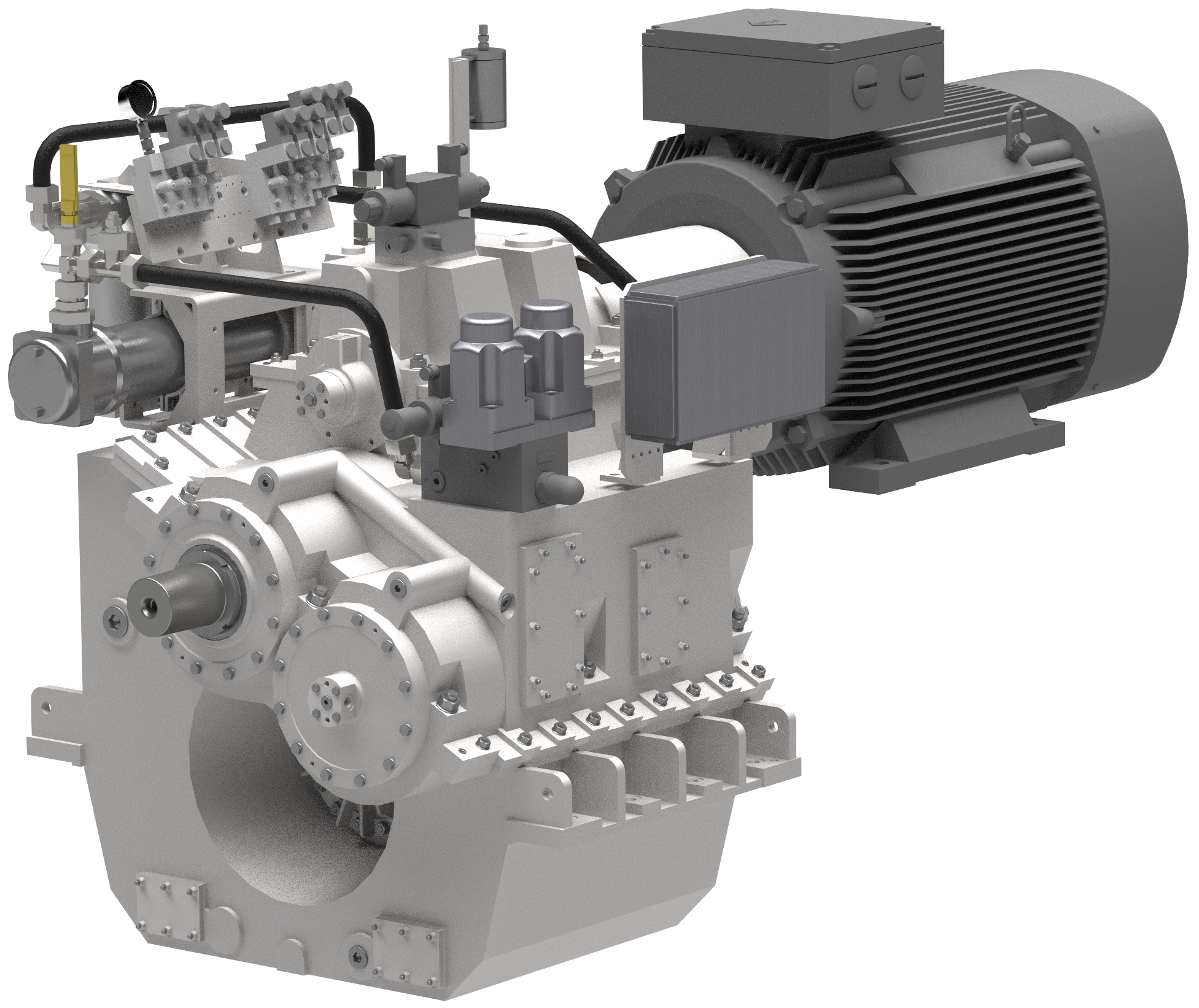 REINTJES WVS/WLS 730 - 930 HS hybrid gearbox, alternate view