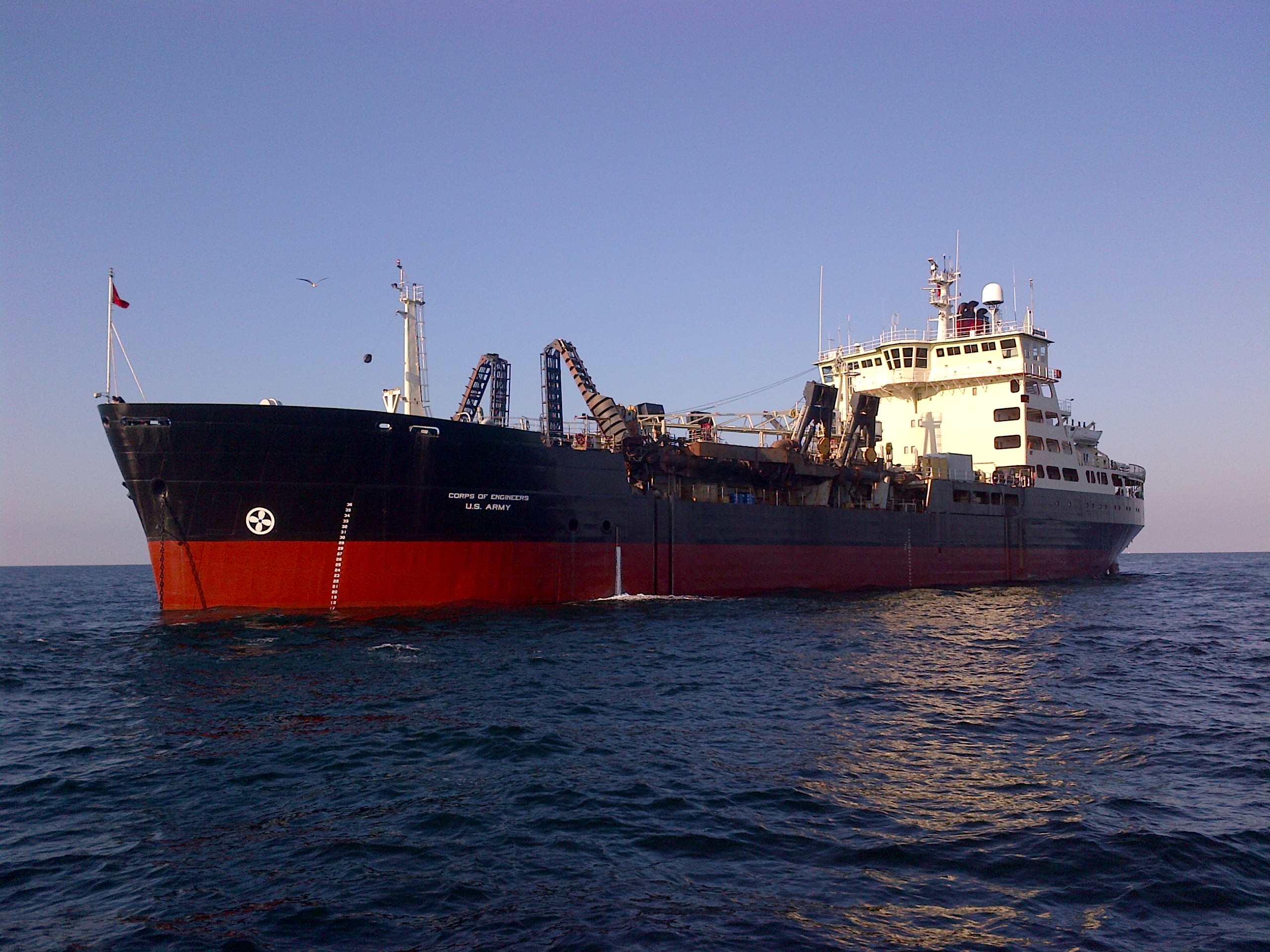 U.S. Army Corps of Engineers ocean hopper dredge