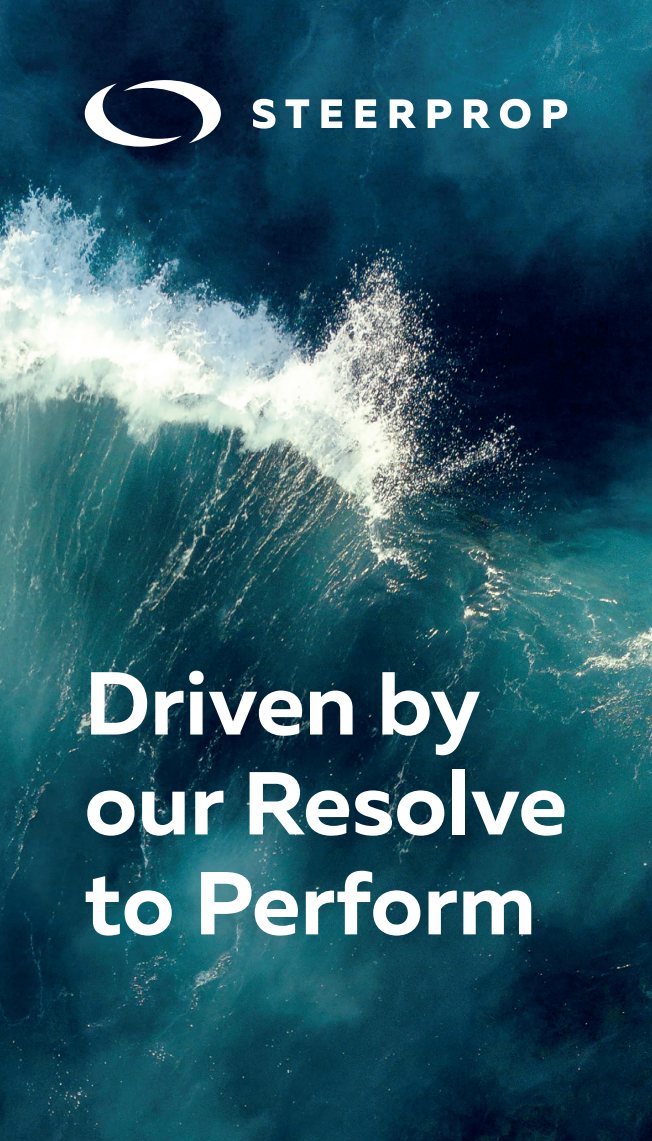 Steerprop booklet cover - Driven by our Resolve to Perform